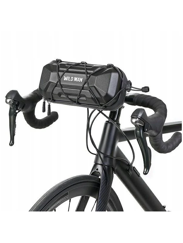 WILDMAN sakwa rowerowa na kierownicę na zamek 2L XT17 czarna