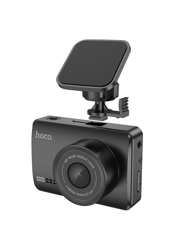Kamera samochodowa Hoco z wyświetlaczem 2,45" 1080P/30fps DV2 czarna