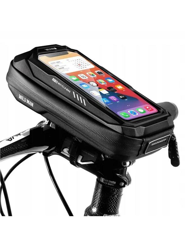 WILDMAN sakwa rowerowa na kierownicę na zamek X3 0,5L czarna