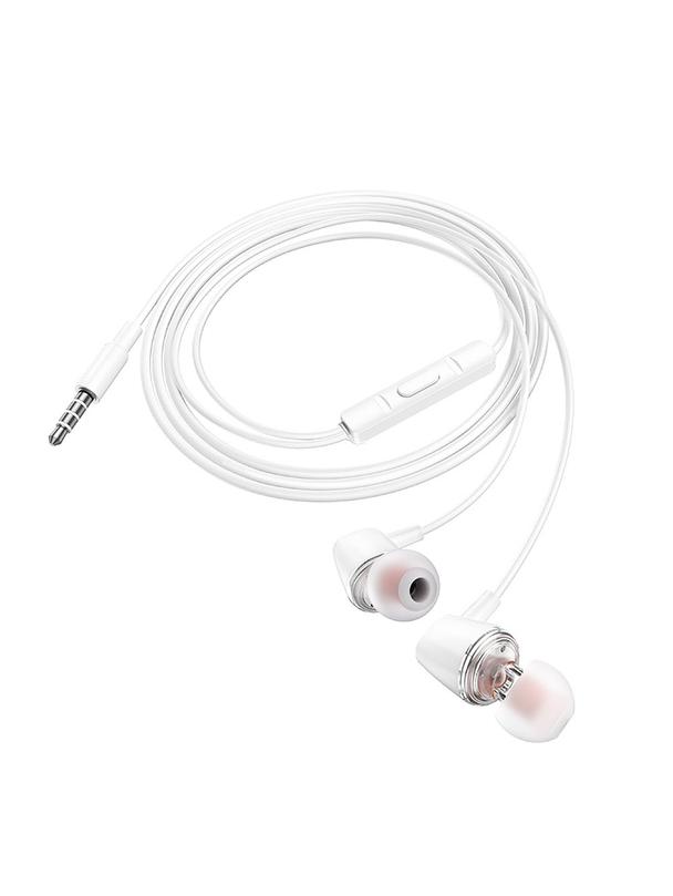 Słuchawki przewodowe douszne Jack 3,5 mm Hoco M107 białe