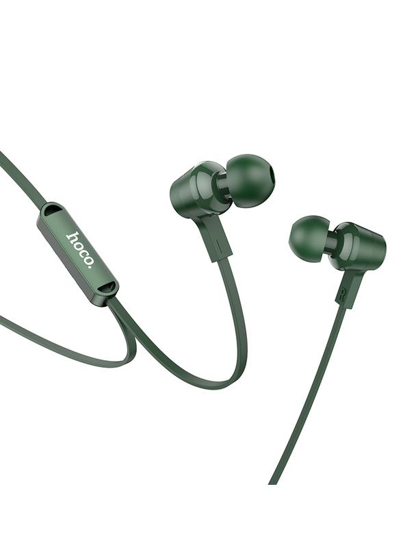 Słuchawki przewodowe douszne Jack 3,5 mm Hoco M86 zielone