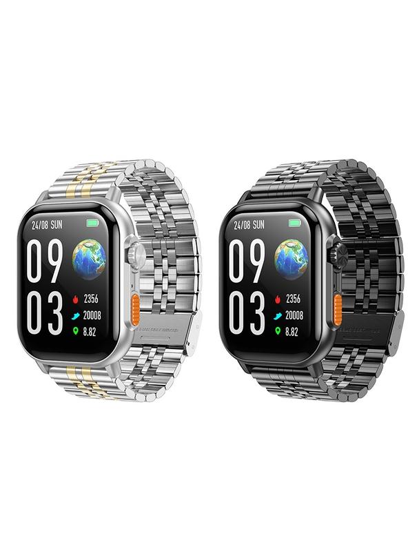 Smartwatch Hoco 2,02" TFT z fukcją rozmowy DYD02 złoto srebrny