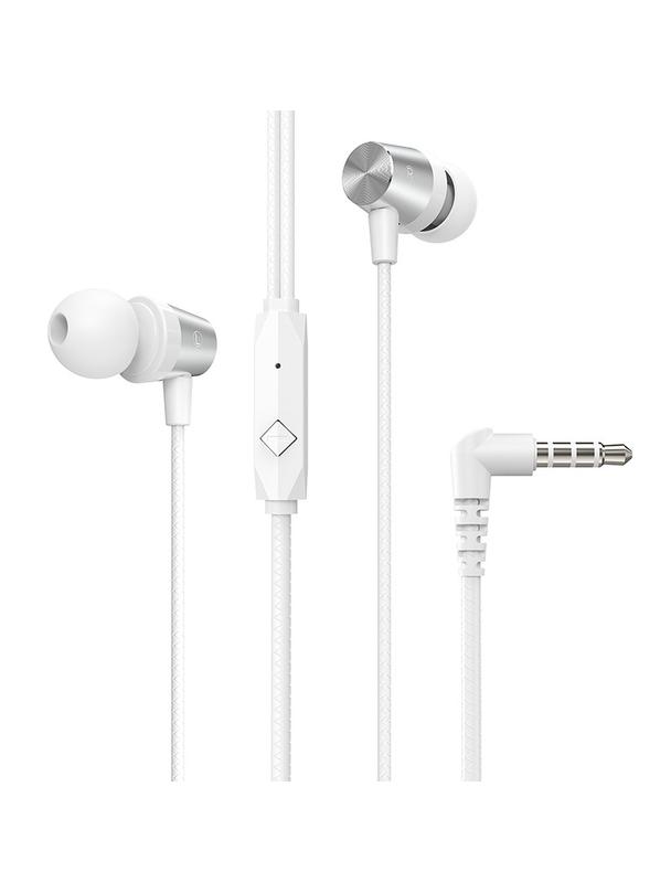 Słuchawki przewodowe douszne Jack 3,5 mm Hoco M79 białe