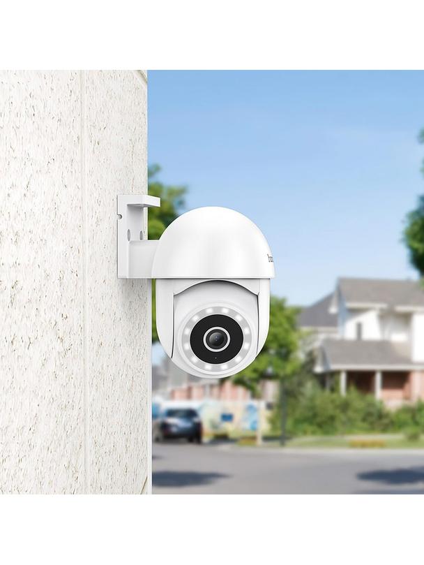 Kamera zewnętrzna Hoco 3MP Full HD Wi-Fi D2 biała