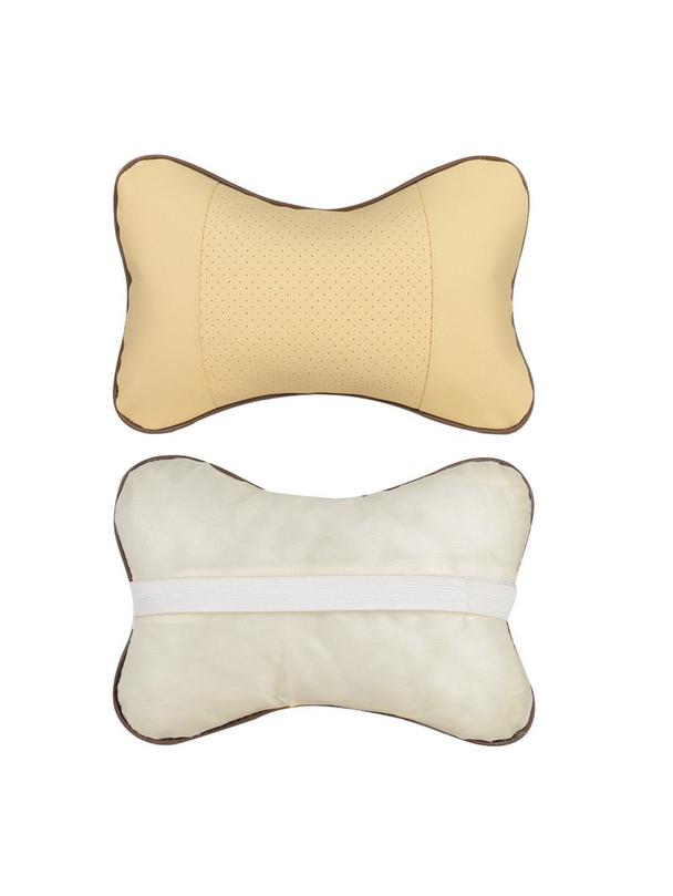 Poduszka na zagłówek do samochodu beżowa