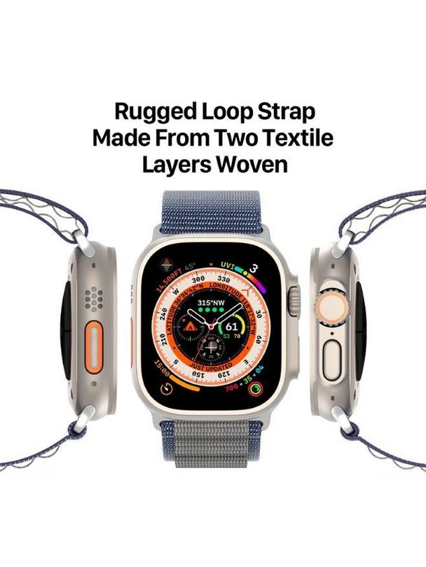 DUX DUCIS pasek GS nylonowy do Apple Watch 42 / 44 / 45 / 49 mm niebieski