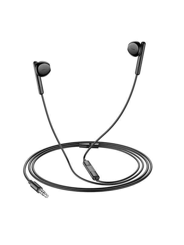 Słuchawki przewodowe douszne Jack 3,5 mm Hoco M93 czarne