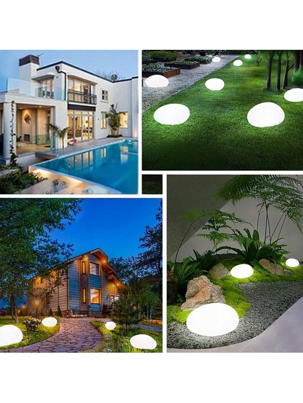 Lampa solarna LED w kształcie kamienia 16 cm RC-K-1487