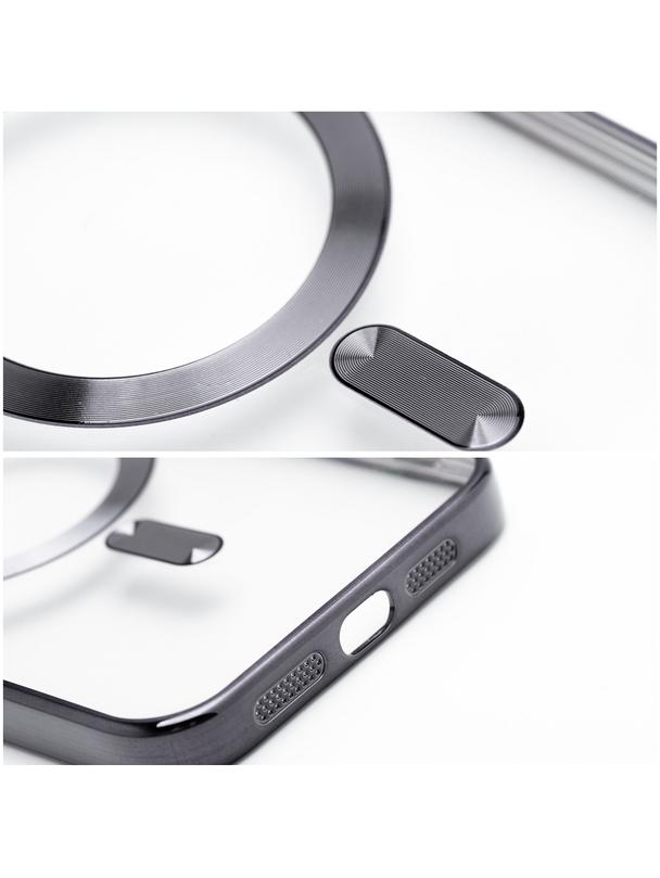 Futerał do Samsung A17 Electro Mag Cover zgodny z MagSafe czarny