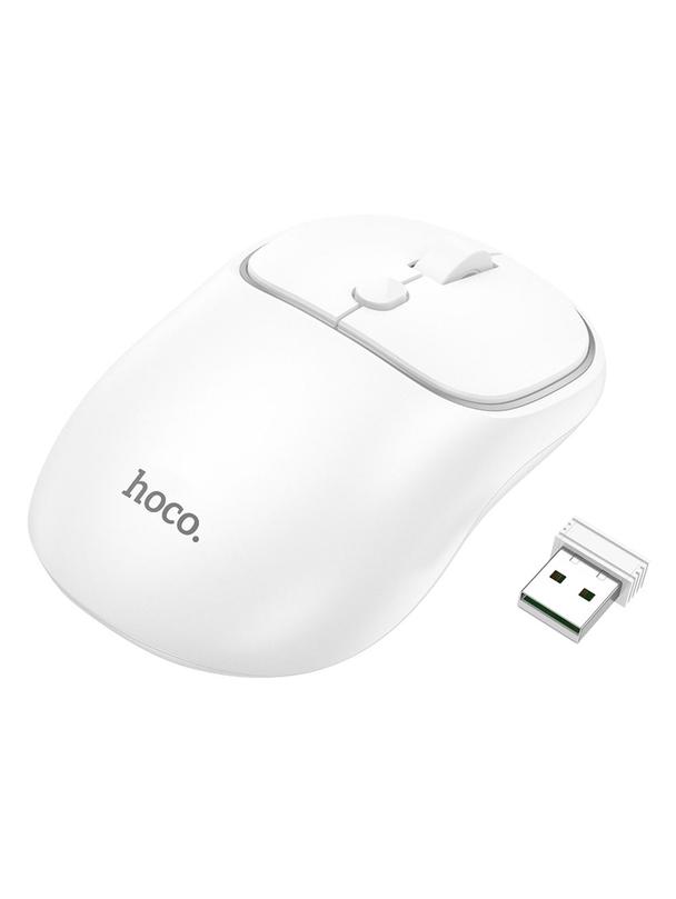 Myszka bezprzewodowa Hoco 2,4G 1600 dpi GM25 biała