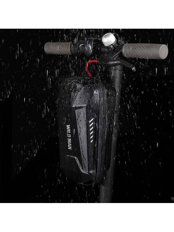 WILDMAN sakwa rowerowa na ramę na zamek 1,2L (4" - 7") ES10 czarna