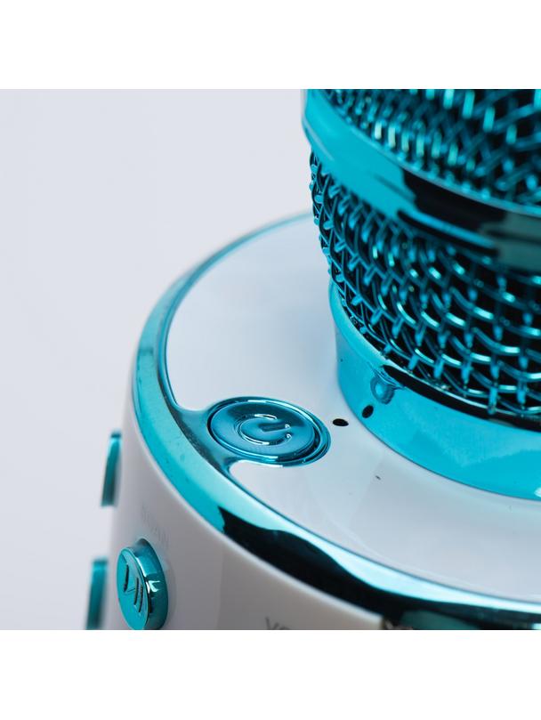 Mikrofon multimedialny karaoke CR58S HQ niebieski