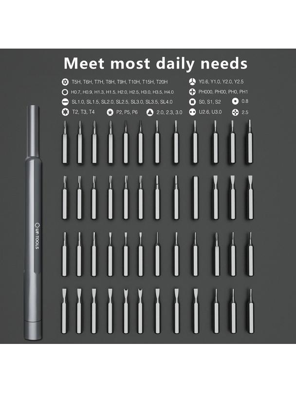 UF-TOOLS - Wkrętak precyzyjny z wymiennymi bitami 48w1