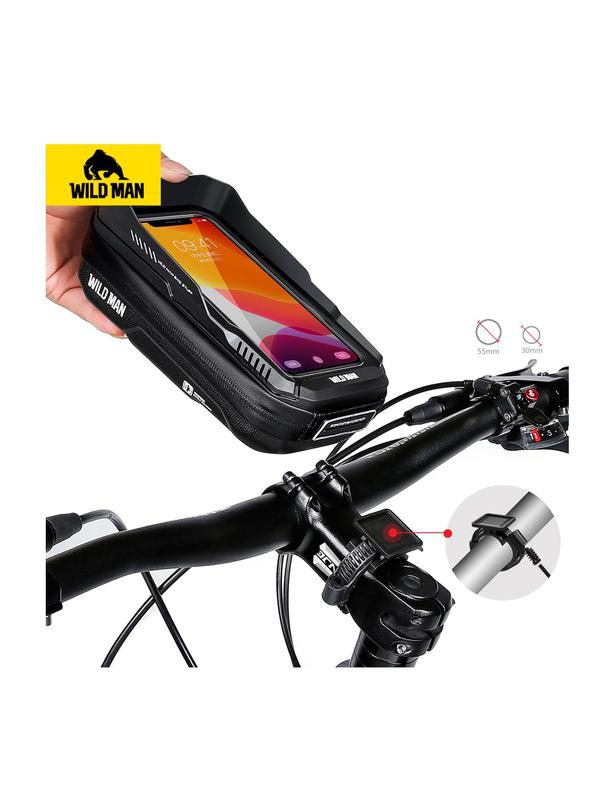 WILDMAN sakwa rowerowa na kierownicę na zamek 0,6L (4" - 7") XT3 czarna