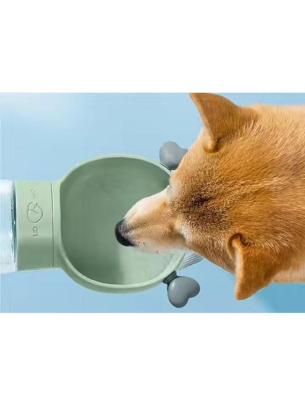 Miska turystyczna dla psa zielona