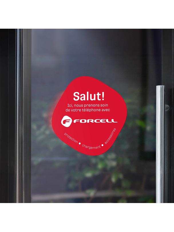 Naklejka na szybę Forcell