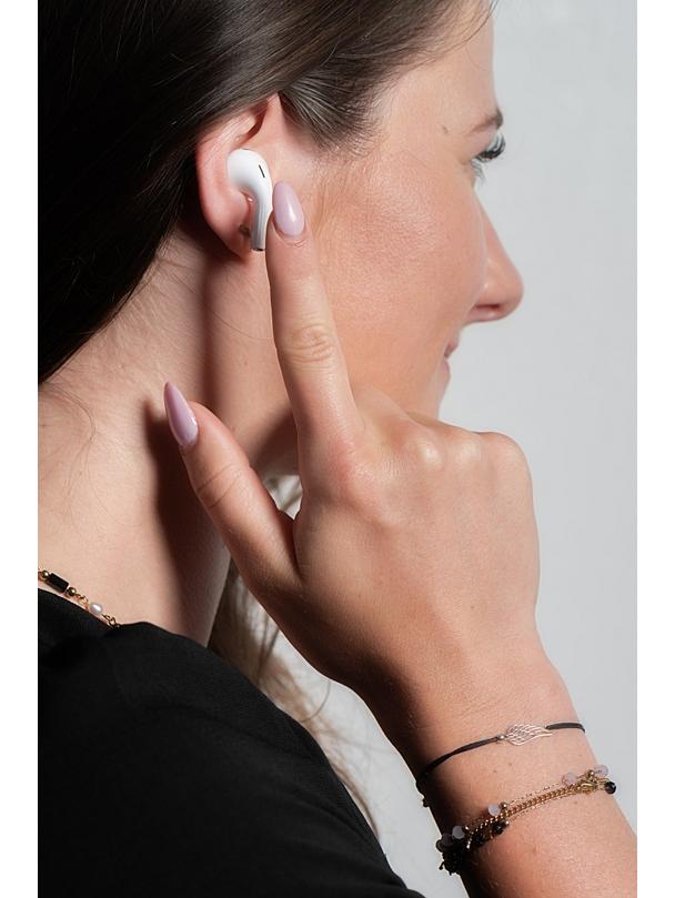 Słuchawki bezprzewodowe douszne Forcell F-Audio Master Pro TWS białe 0INT