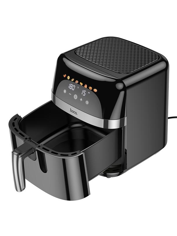 Frytkownica beztłuszczowa Air Fryer Hoco z ekranem dotykowym 8L 1700W HE20 czarna