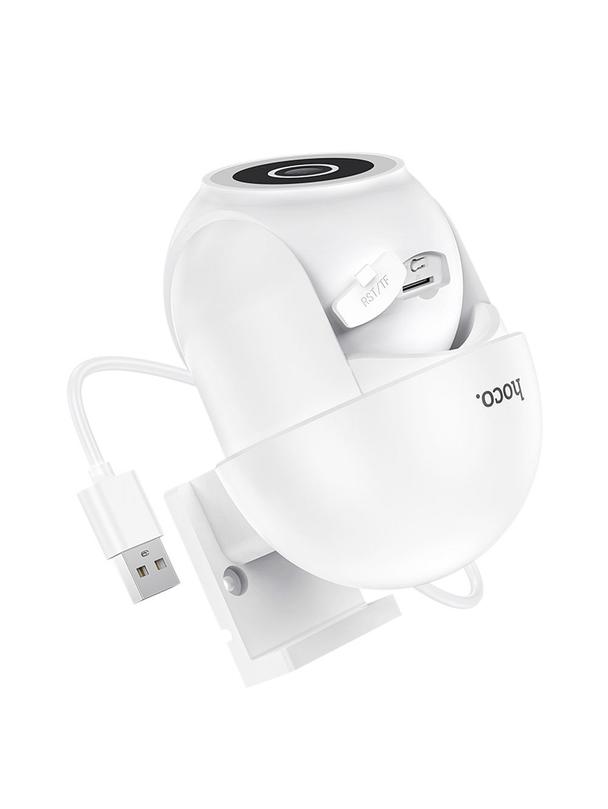 Kamera zewnętrzna Hoco 3MP Full HD Wi-Fi D2 biała