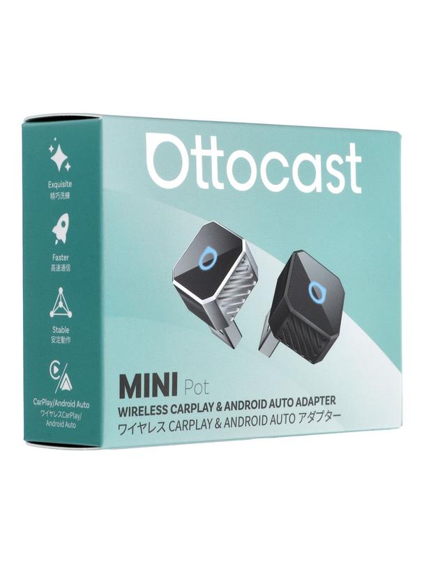 Bezprzewodowy Adapter samochodowy OTTOCAST Mini Cube T3 czarny