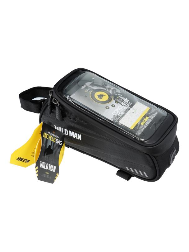 WILDMAN sakwa rowerowa na ramę na zamek  ES3 1L ( 4" - 7" ) czarna