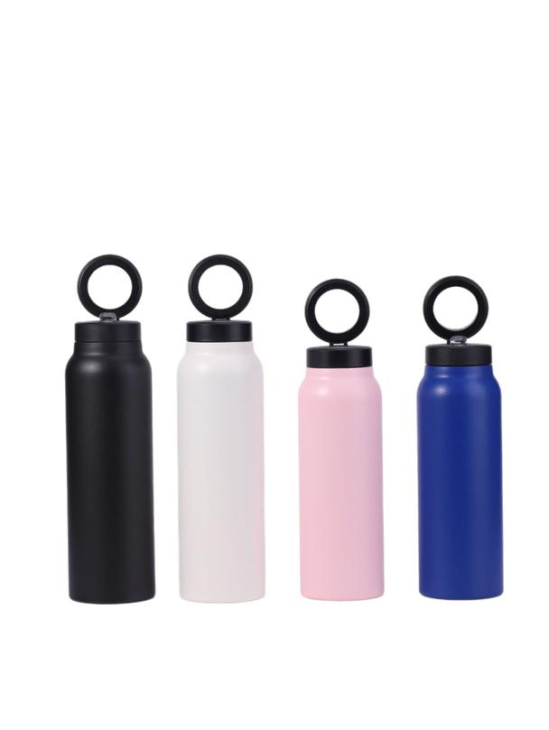 Butelka / bidon na wodę metal z uchwytem kompatybilnym z Magsafe 950ml niebieski