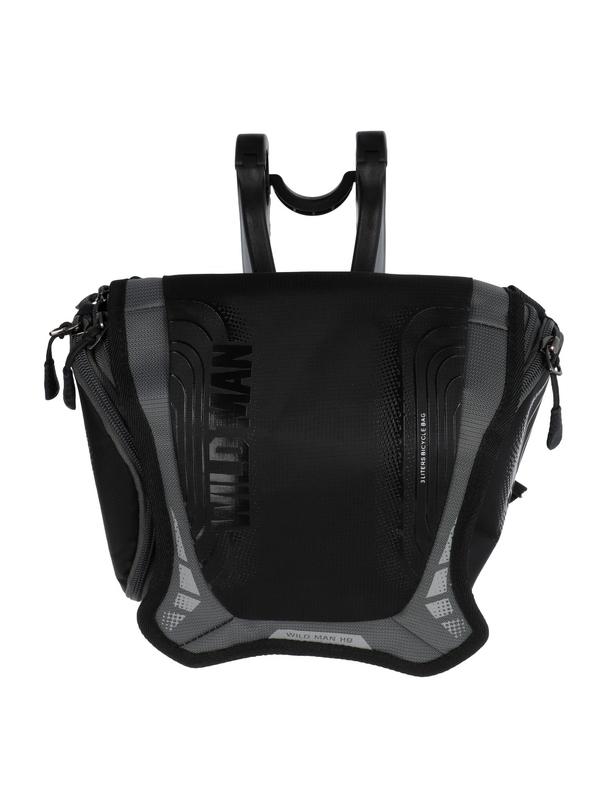 WILDMAN sakwa rowerowa na kierownicę na zamek H8 3L czarna