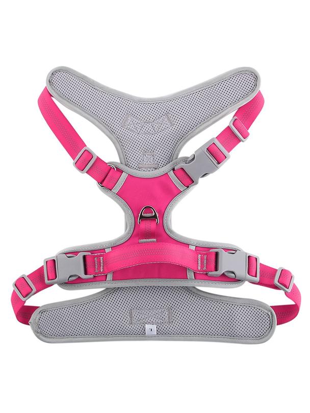 Szelki dla psa OXFORD B rozmiar S różowo szare