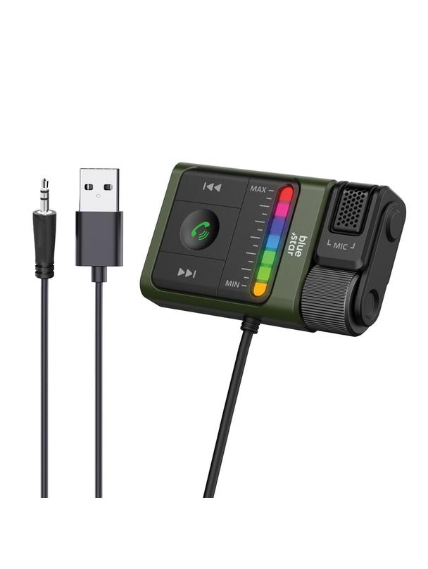 Transmiter samochodowy bluetooth Blue Star Equalizer BT64 czarny