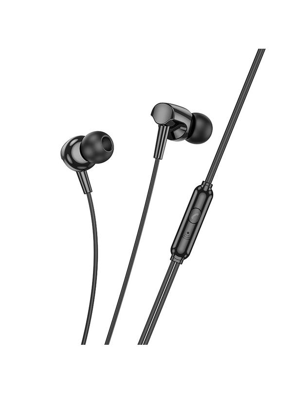 Słuchawki przewodowe douszne Jack 3,5 mm Hoco M112 czarne