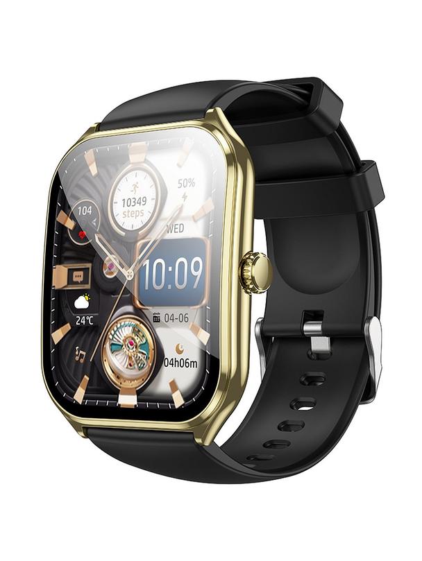 Smartwatch Hoco 1,96" AMOLED IP67 z funkcją rozmowy Y28 złoty