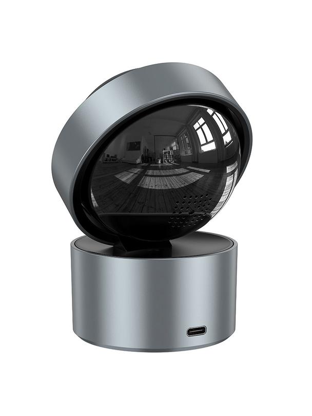 Kamera wewnętrzna Hoco regulowana w dwóch płaszczyznach 3MP Full HD D5 srebrna