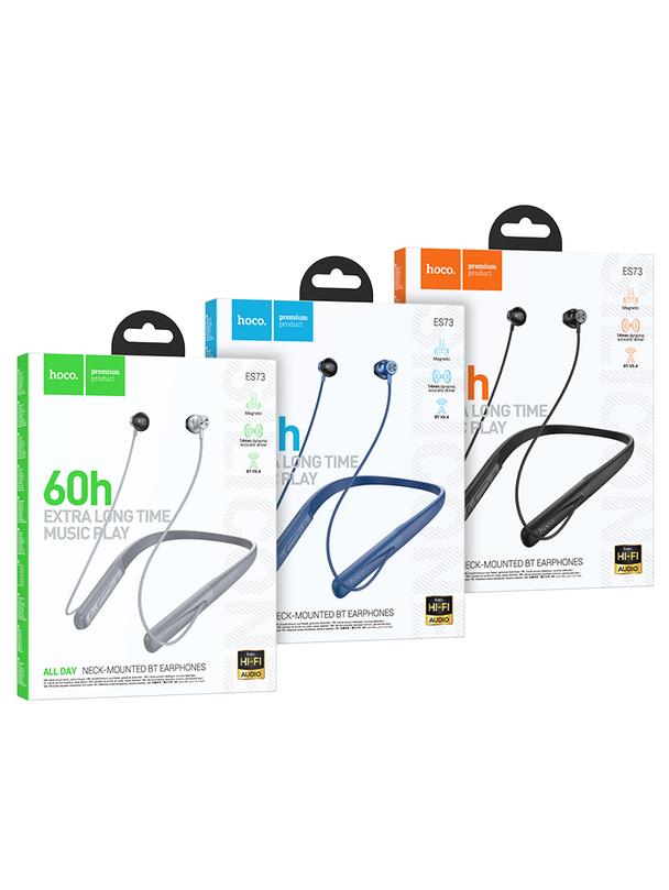 Słuchawki bezprzewodowe douszne Hoco ES64 granatowe (SC)