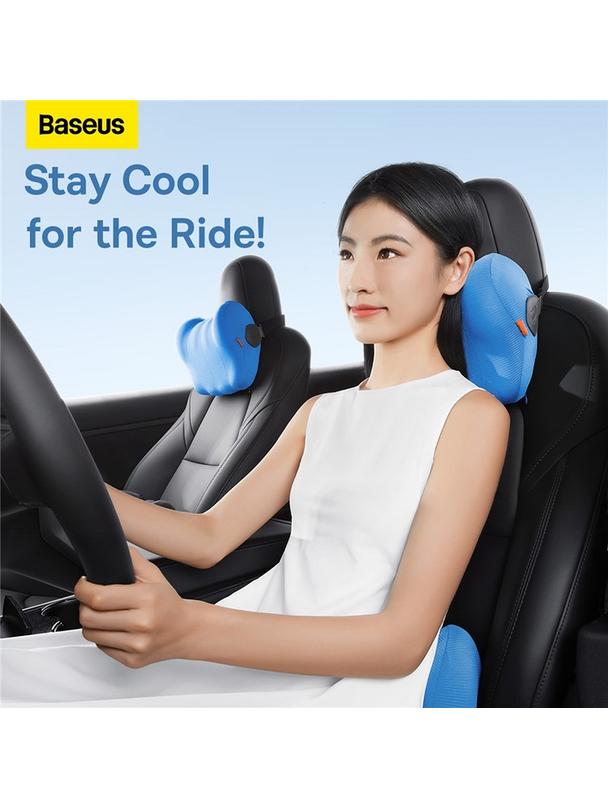 BASEUS poduszka samochodowa chłodząca odcinek lędźwiowy C20036402311-01 niebieska