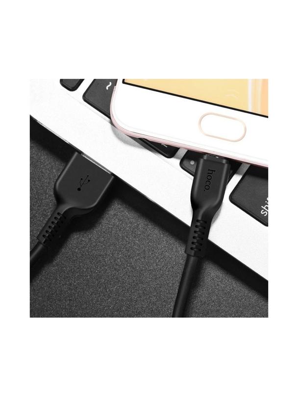 Kabel USB A do Micro USB Hoco 2,4A 3 m X20 czarny