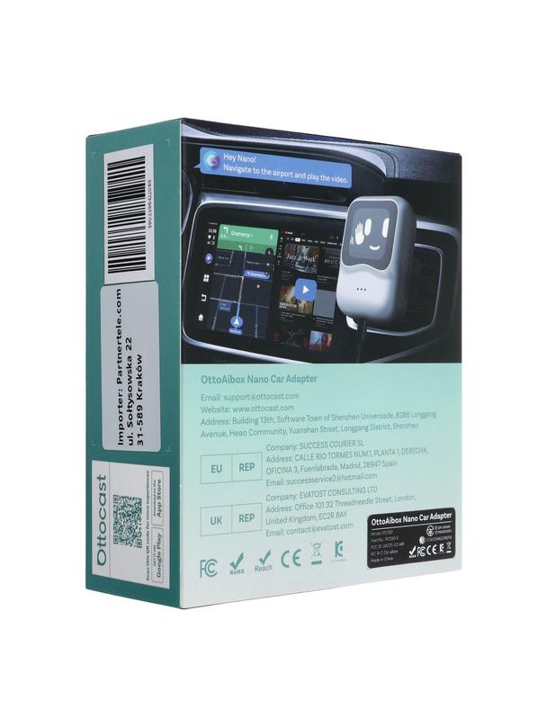 Adapter OTTOCAST Nano android box z asystentem AI i voice control