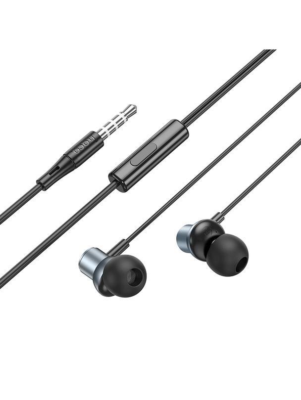 Słuchawki przewodowe douszne Jack 3,5 mm Hoco M110 szare