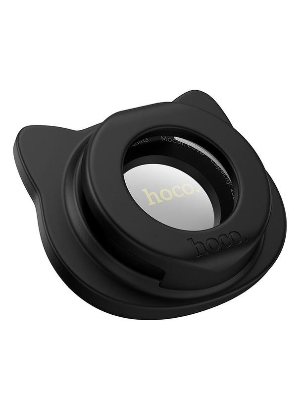 Lokalizator zgodny z Apple Find My Hoco w kształcie kota E91D czarny