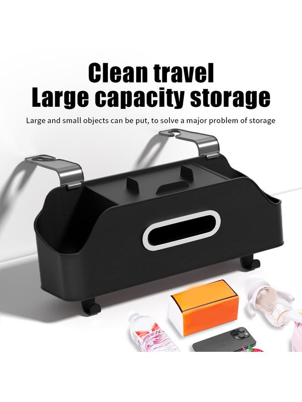 Organizer samochodowy na fotele przednie z przegródkami OXFORD czarny