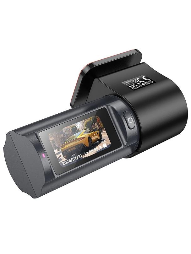 Kamera samochodowa Hoco z wyświetlaczem 1,47" 2K DV7 czarna