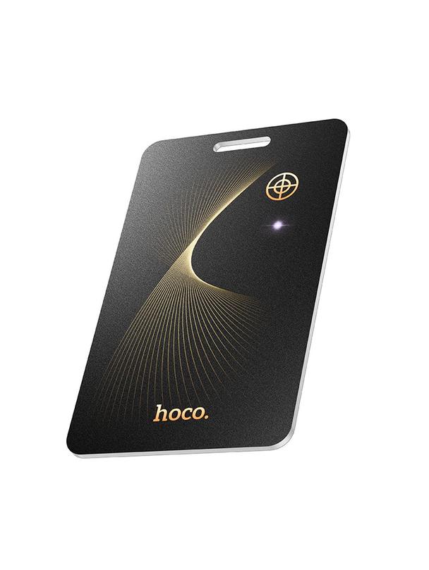 Lokalizator zgodny z Apple Find My Hoco w formie karty E92 czarny