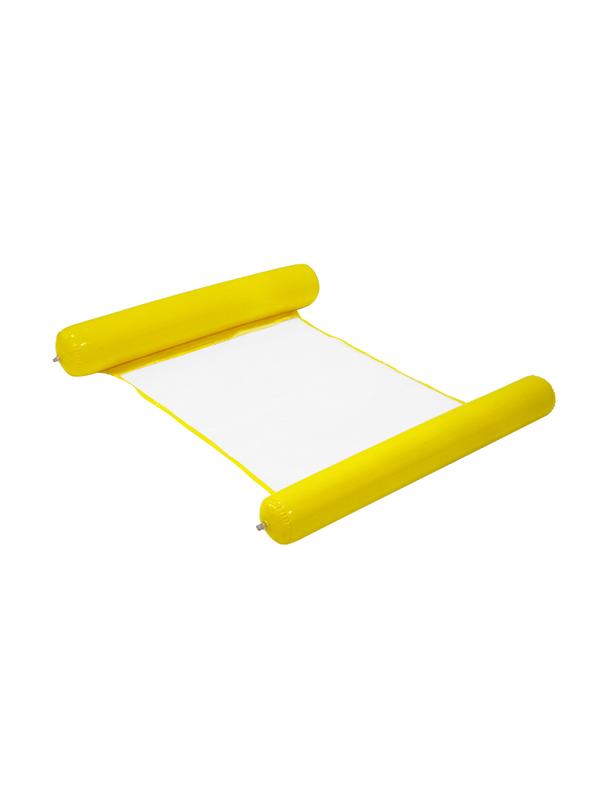 Nadmuchiwany materac do pływania żółty