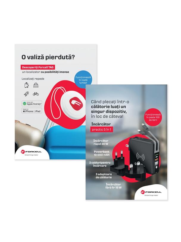 Plakat dwustronny Forcell A4 do ramki pleksi