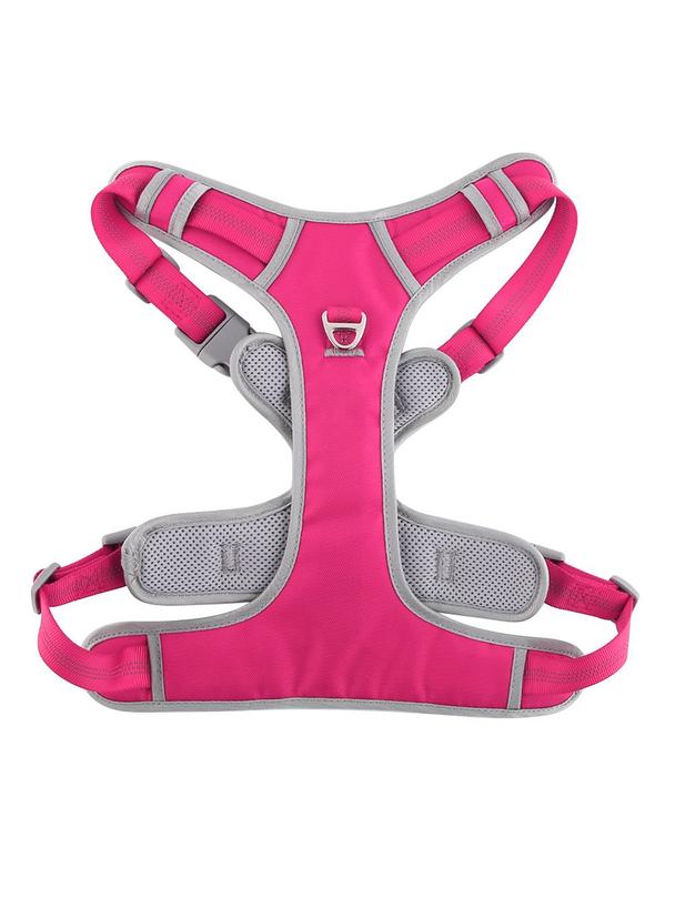 Szelki dla psa OXFORD B rozmiar M różowo szare