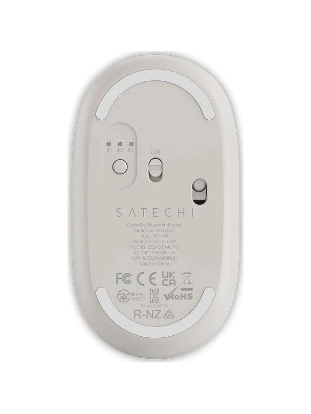 Myszka bezprzewodowa Satechi 2,4G 2400 dpi OntheGo ST-MOTGW piaskowa