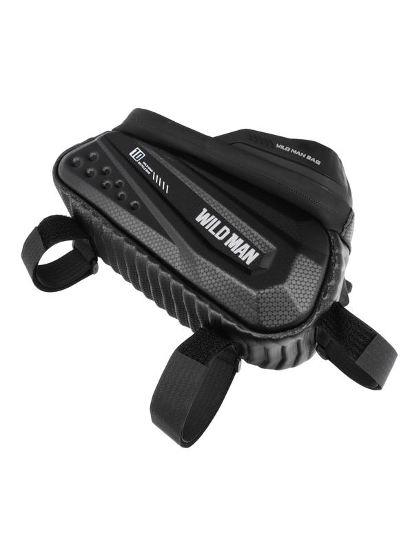 WILDMAN sakwa rowerowa na ramę na zamek 1,2L (4" - 7") ES10 czarna
