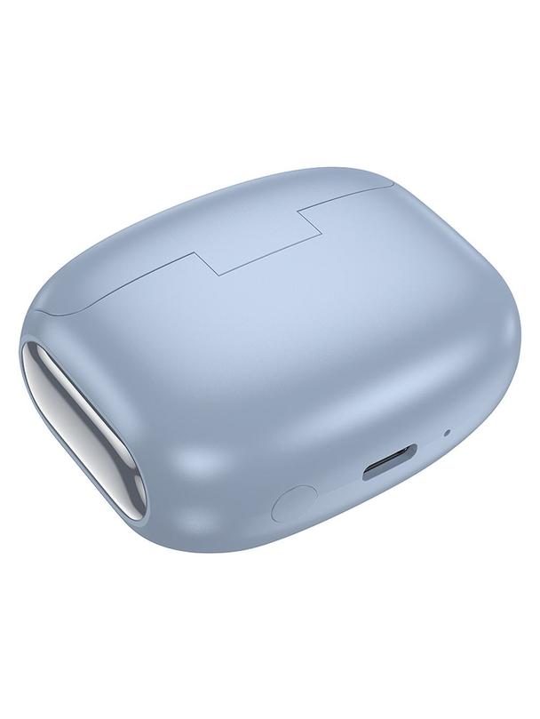 Słuchawki bezprzewodowe douszne Hoco z ekranem dotykowym TWS ANC ENC EQ21 niebieskie