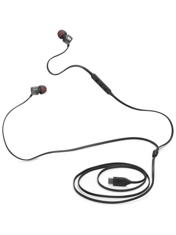 Słuchawki przewodowe douszne USB C JBL Tune 310C czarne