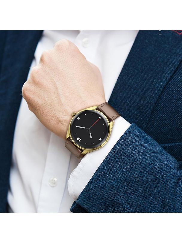 Smartwatch Hoco 1,43" AMOLED IP67 z funkcją rozmowy Y22 złoty szampański