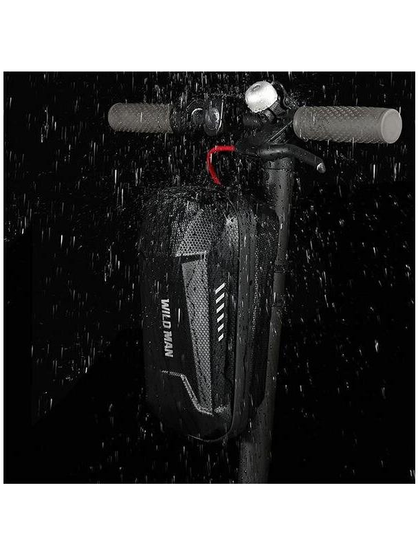 WILDMAN sakwa na kierownicę do hulajnogi wodoodporna 3L ES8X Plus czarna